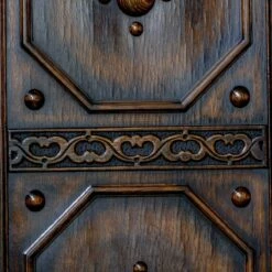 Jacobean Style Oak Bookcase -Storage Furniture Sales 2024 jacobean style oak bookcase 0 5