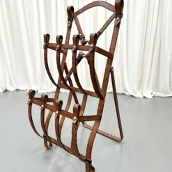 Unknown Jacques Adnet Style Magazine Rack -Storage Furniture Sales 2024 jacques adnet style magazine rack sku13346645 0 5