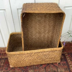 Japanese Clamshell Basket, 1940s 7 Japanese Clamshell Basket, 1940s -Storage Furniture Sales 2024 japanese clamshell basket 1940s sku44893085 0 2