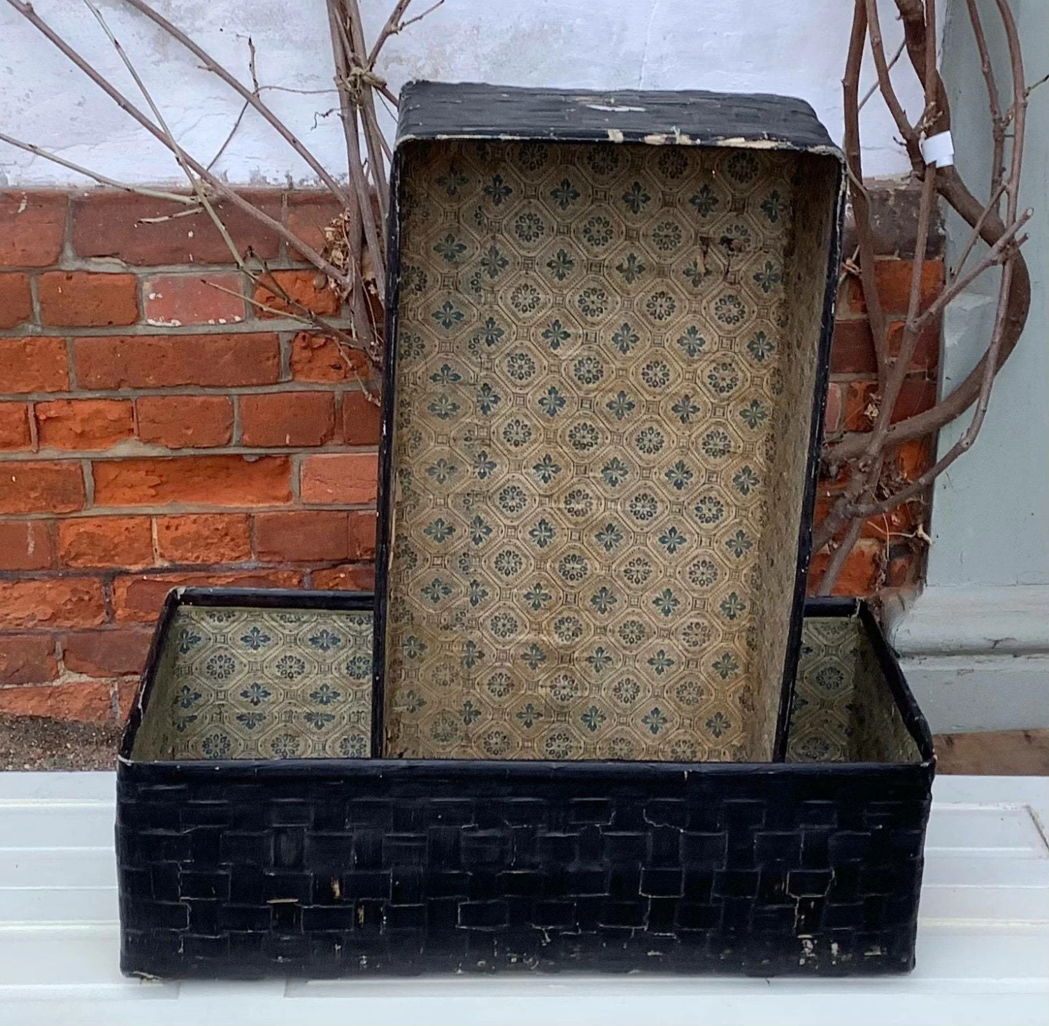 Unknown Japanese Kimono Basket, 1900s, Antique 2 Unknown Japanese Kimono Basket, 1900s, Antique - Image 2