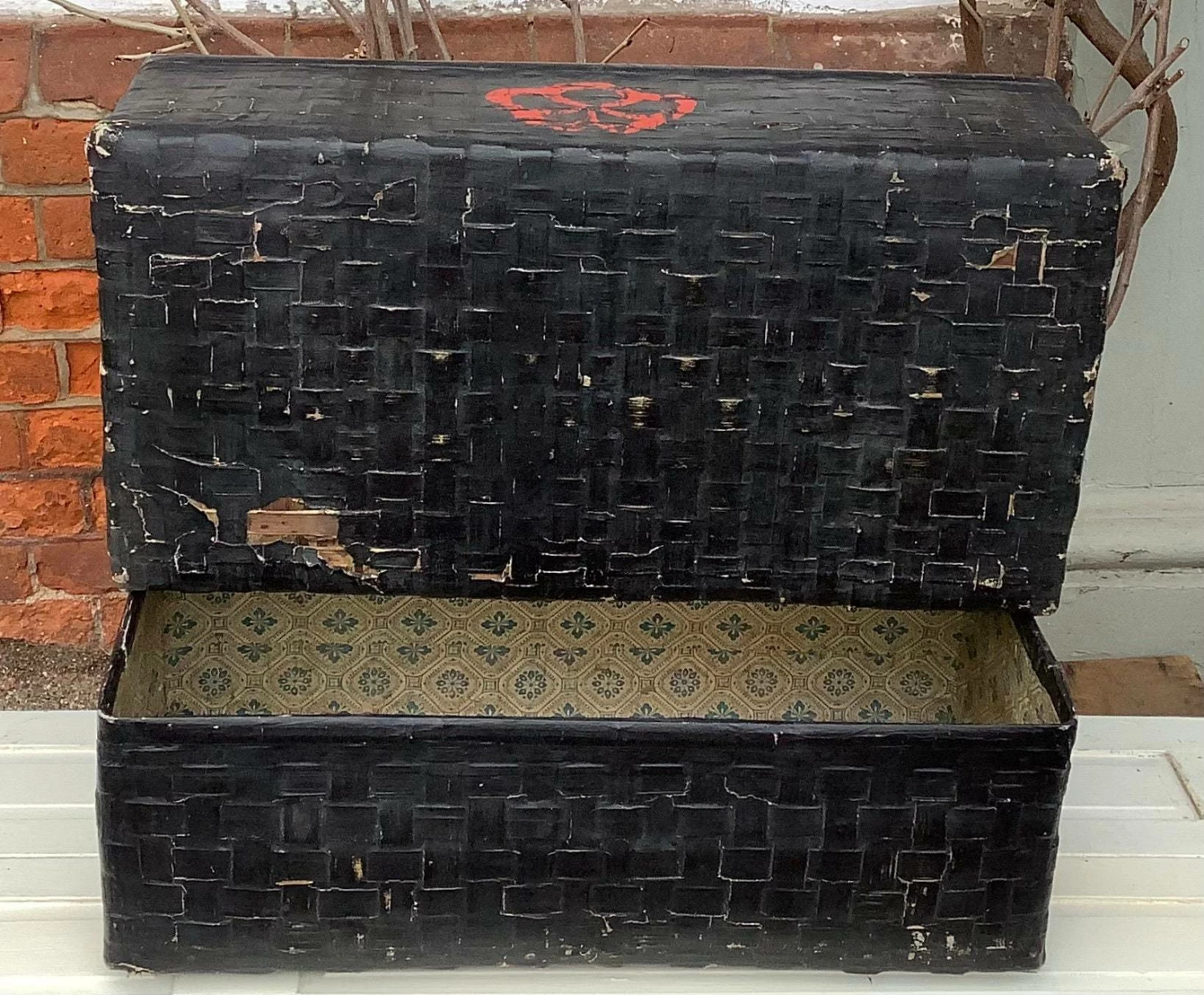 Unknown Japanese Kimono Basket, 1900s, Antique 7 Unknown Japanese Kimono Basket, 1900s, Antique - Image 7