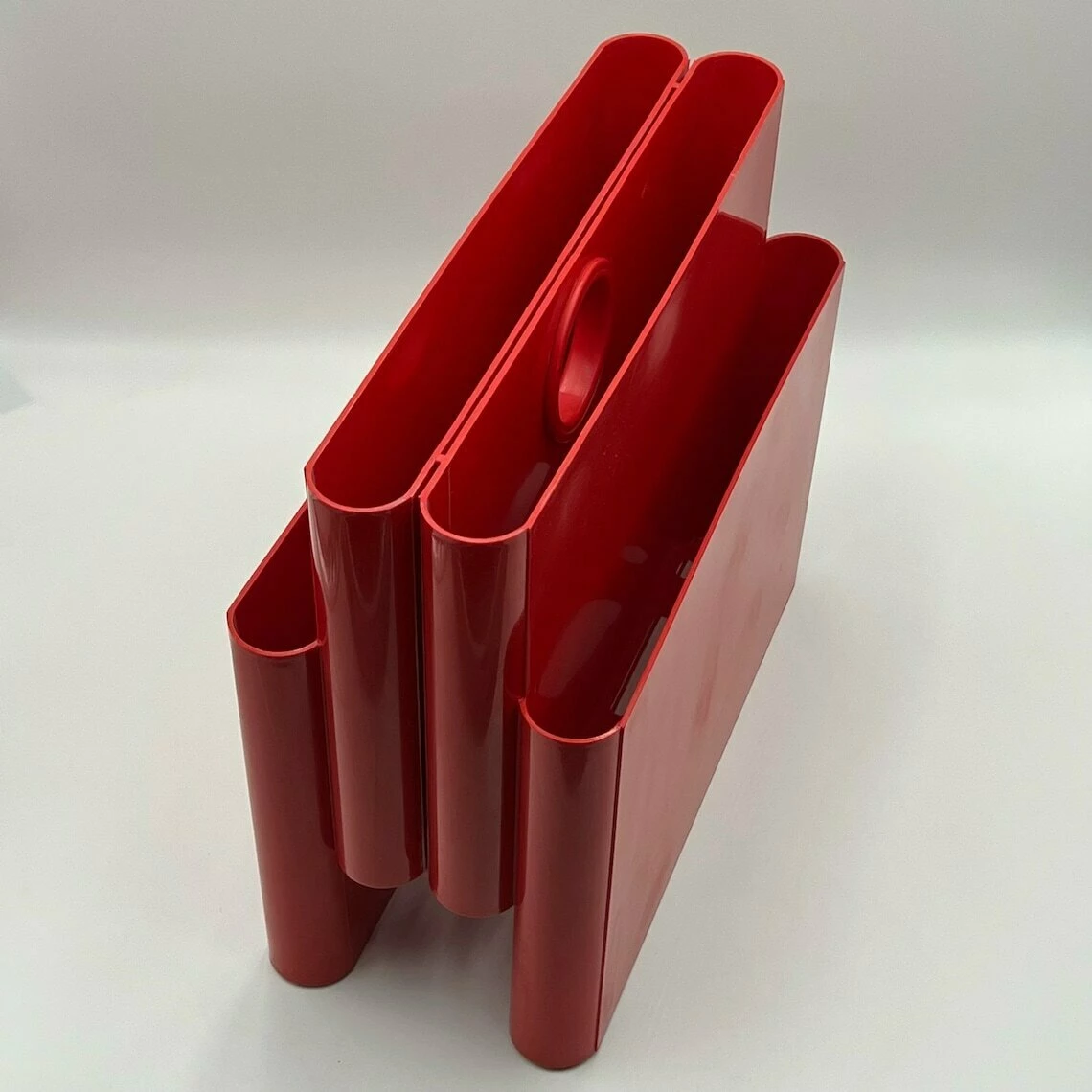 Kartell 70s Magazine Holder Giotto Stoppino Design Disc Holder Space Age Interiors 6 Kartell 70s Magazine Holder Giotto Stoppino Design Disc Holder Space Age Interiors - Image 6