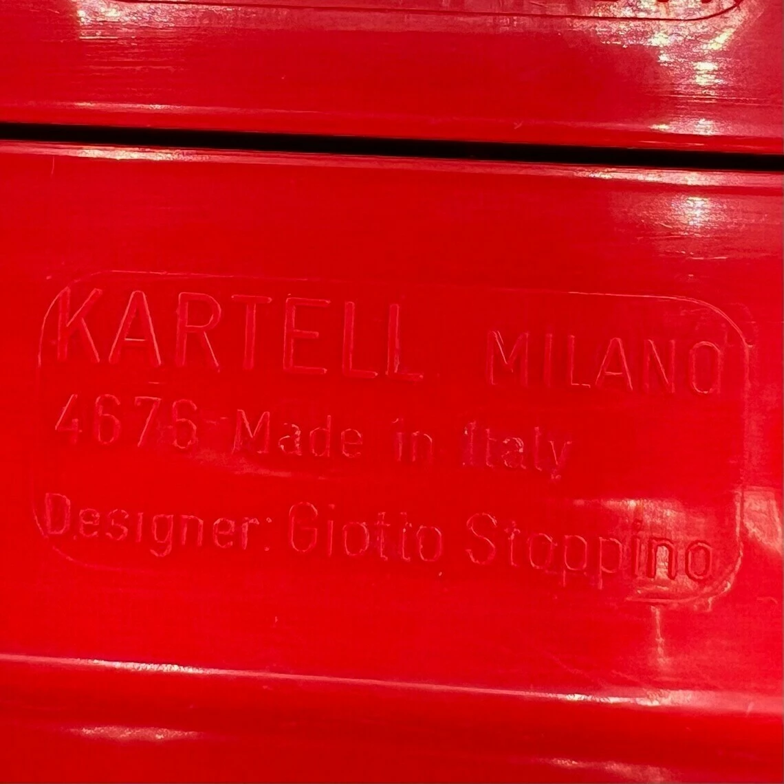 Kartell 70s Magazine Holder Giotto Stoppino Design Disc Holder Space Age Interiors 8 Kartell 70s Magazine Holder Giotto Stoppino Design Disc Holder Space Age Interiors - Image 8