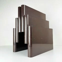 Kartell Brown Magazine Rack With 6 Compartments By Giotto Stoppino For Kartell Model 4675 Italy 1970s -Storage Furniture Sales 2024 kartell brown magazine rack with 6 compartments by giotto stoppino for kartell model 4675 italy 1970s sku11900545 0 3