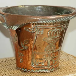 King Henry IV Coat Of Arms Armorial Crest French Copper Ice Campaign Bucket -Storage Furniture Sales 2024 king henry iv coat of arms armorial crest french copper ice campaign bucket sku53302088 0 2