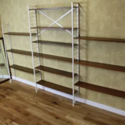 Unknown Ladderax 3 Bay Wide Bookcase With White Ladders -Storage Furniture Sales 2024 ladderax 3 bay wide bookcase with white ladders sku52404683 0 2