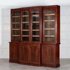 Large 19thc English Mahogany Glazed Breakfront Bookcase 19 Large 19thc English Mahogany Glazed Breakfront Bookcase -Storage Furniture Sales 2024 large 19thc english mahogany glazed breakfront bookcase sku20890137 0 4