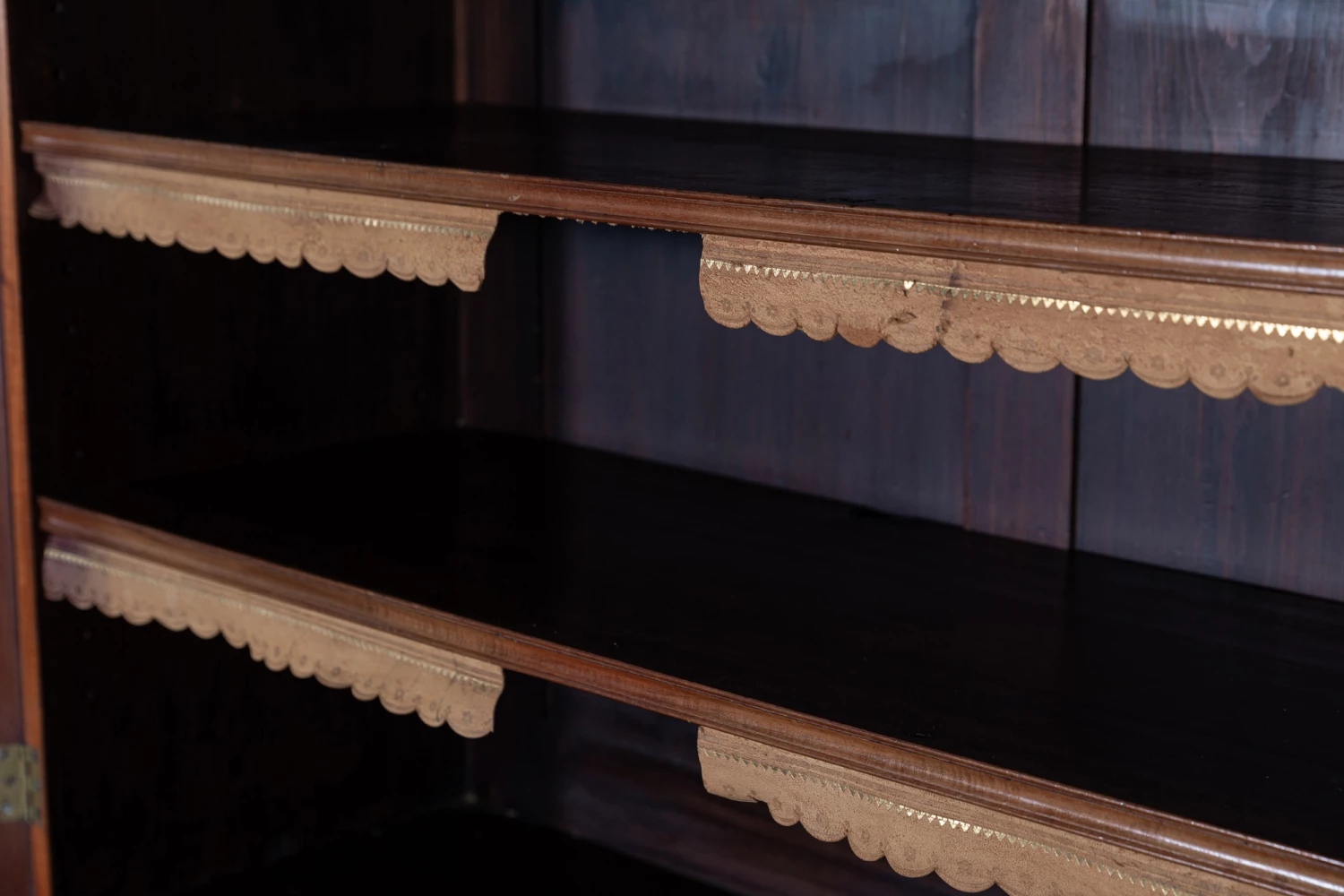 Large 19thc English Mahogany Glazed Breakfront Bookcase 8 Large 19thc English Mahogany Glazed Breakfront Bookcase - Image 8