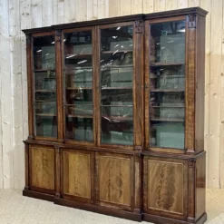 Large 8 Door 19th Century English Mahogany Bookcase -Storage Furniture Sales 2024 large 8 door 19th century english mahogany bookcase sku17629215 0 1