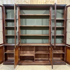 Large 8 Door 19th Century English Mahogany Bookcase -Storage Furniture Sales 2024 large 8 door 19th century english mahogany bookcase sku17629215 0 2