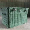 Large And Lockable Green Linen / Laundry Basket