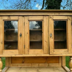Unknown Large Antique Pine Glazed Top Kitchen Farmhouse Dresser -Storage Furniture Sales 2024 large antique pine glazed top kitchen farmhouse dresser sku98545395 0 2