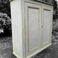 Large Antique Victorian Grey Painted School Cupboard Hall Toy Storage Cabinet -Storage Furniture Sales 2024 large antique victorian grey painted school cupboard hall toy storage cabinet sku82239062 0 6