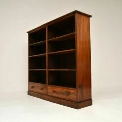 Unknown Large Antique Victorian Mahogany Open Bookcase 13 Unknown Large Antique Victorian Mahogany Open Bookcase -Storage Furniture Sales 2024 large antique victorian mahogany open bookcase sku75479890 0 2