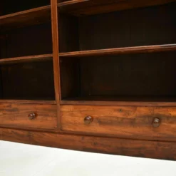 Unknown Large Antique Victorian Mahogany Open Bookcase 14 Unknown Large Antique Victorian Mahogany Open Bookcase -Storage Furniture Sales 2024 large antique victorian mahogany open bookcase sku75479890 0 3