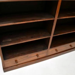 Unknown Large Antique Victorian Mahogany Open Bookcase 19 Unknown Large Antique Victorian Mahogany Open Bookcase -Storage Furniture Sales 2024 large antique victorian mahogany open bookcase sku75479890 0 8