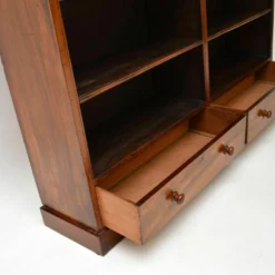 Unknown Large Antique Victorian Mahogany Open Bookcase 20 Unknown Large Antique Victorian Mahogany Open Bookcase -Storage Furniture Sales 2024 large antique victorian mahogany open bookcase sku75479890 0 9