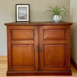 Large Campaign Cupboard In Mahogany And Brass -Storage Furniture Sales 2024 large campaign cupboard in mahogany and brass sku46439658 0 2
