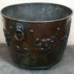 Large Dutch Lacquered Copper Log Bin With Crested Decoration Circa 1800 -Storage Furniture Sales 2024 large dutch lacquered copper log bin with crested decoration circa 1800 0 2