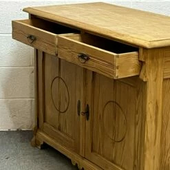 Unknown Large East German 1920's Pine Dresser Base Cupboard -Storage Furniture Sales 2024 large east german 1920 s pine dresser base cupboard sku87720423 0 6