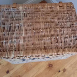 Large F & M Wicker Storage Basket Fortnum & Mason With Handles -Storage Furniture Sales 2024 large f m wicker storage basket fortnum mason with handles sku93426069 0 5