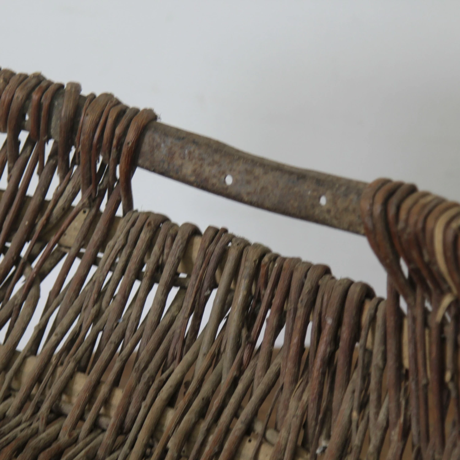 Unknown Large French Wicker Harvest Basket, Circa 1900 7 Unknown Large French Wicker Harvest Basket, Circa 1900 - Image 7