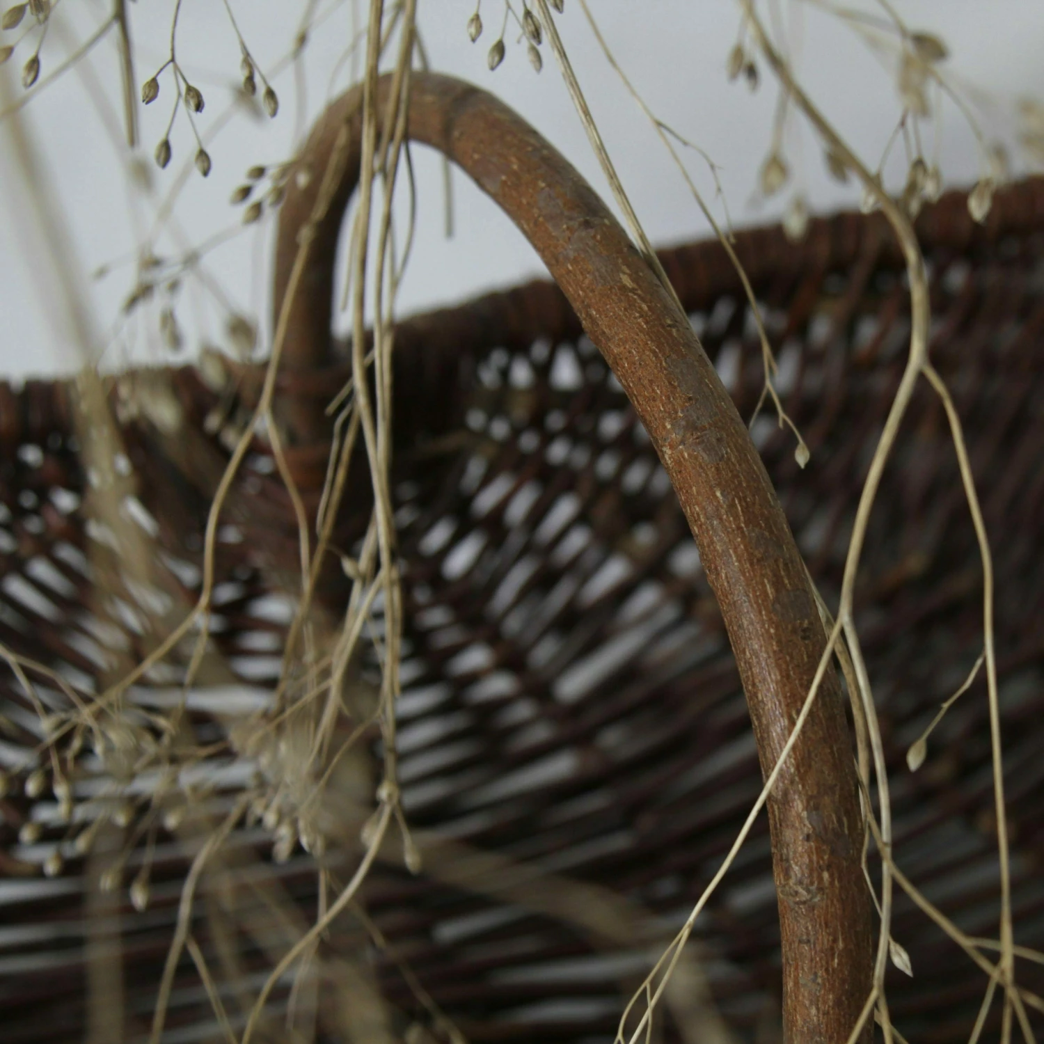 Large French Wicker Harvest Basket 4 Large French Wicker Harvest Basket - Image 4