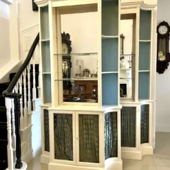 Large Pair Of Regency Style Quality Breakfront Bookcases -Storage Furniture Sales 2024 large pair of regency style quality breakfront bookcases sku51584244 0 5