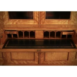 Unknown Large Satinwood Breakfront Secretaire Bookcase -Storage Furniture Sales 2024 large satinwood breakfront secretaire bookcase sku63046485 0 4