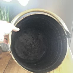 Large Vintage Brass & Copper Riveted Fire Side Coal Bucket Log Storage Rustic 13 Large Vintage Brass & Copper Riveted Fire Side Coal Bucket Log Storage Rustic -Storage Furniture Sales 2024 large vintage brass copper riveted fire side coal bucket log storage rustic sku14605754 0 5