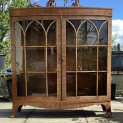 Unknown Large Well Made 20th C Georgian Style Bookcase. Astragal Doors. -Storage Furniture Sales 2024 large well made 20th c georgian style bookcase astragal doors sku64680883 0 16