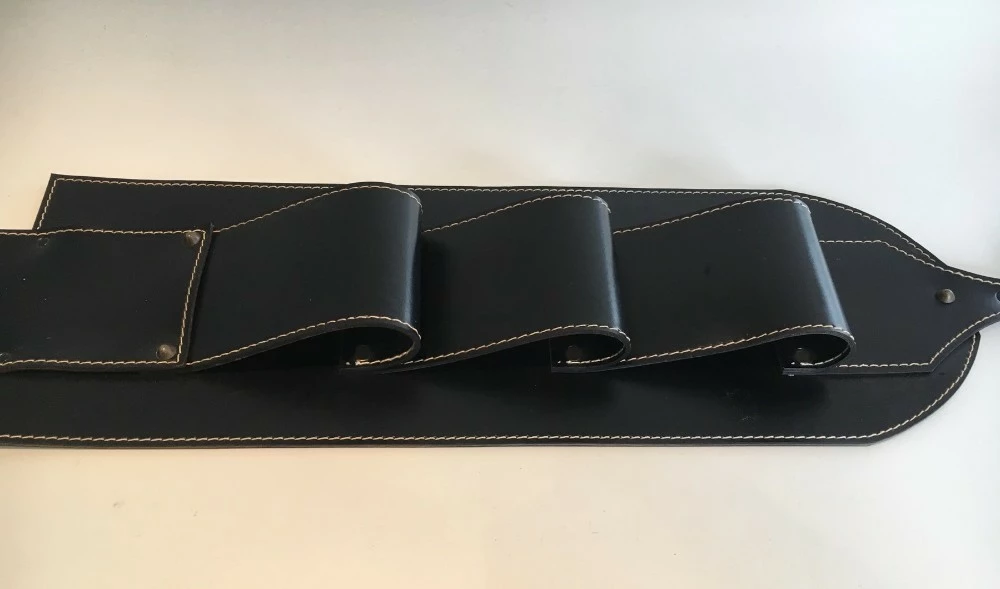 Leather Wall Magazine Rack. French 5 Leather Wall Magazine Rack. French - Image 5