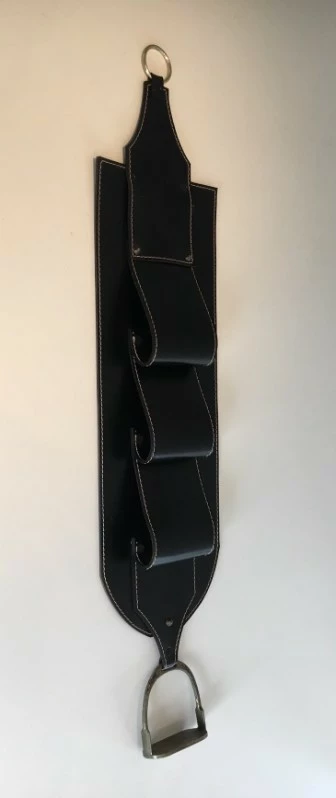 Leather Wall Magazine Rack. French 1 Leather Wall Magazine Rack. French