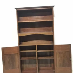 Liberty & Co. A Slim Arts & Crafts Walnut Bookcase With Stylised Copper Hinges -Storage Furniture Sales 2024 liberty co a slim arts crafts walnut bookcase with stylised copper hinges 0 2