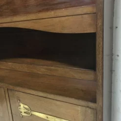 Liberty & Co. A Slim Arts & Crafts Walnut Bookcase With Stylised Copper Hinges -Storage Furniture Sales 2024 liberty co a slim arts crafts walnut bookcase with stylised copper hinges 0 3