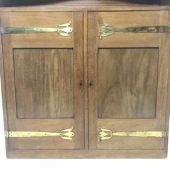 Liberty & Co. A Slim Arts & Crafts Walnut Bookcase With Stylised Copper Hinges -Storage Furniture Sales 2024 liberty co a slim arts crafts walnut bookcase with stylised copper hinges 0 6