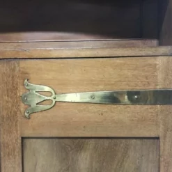 Liberty & Co. A Slim Arts & Crafts Walnut Bookcase With Stylised Copper Hinges -Storage Furniture Sales 2024 liberty co a slim arts crafts walnut bookcase with stylised copper hinges 0 7