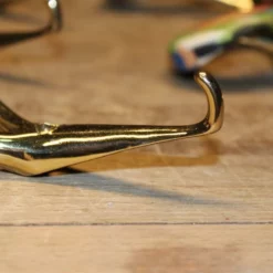 Unknown Lot Mid Century Italian Coat Hangers Brass Plastic Colored 1950s -Storage Furniture Sales 2024 lot mid century italian coat hangers brass plastic colored 1950s sku48997407 0 7