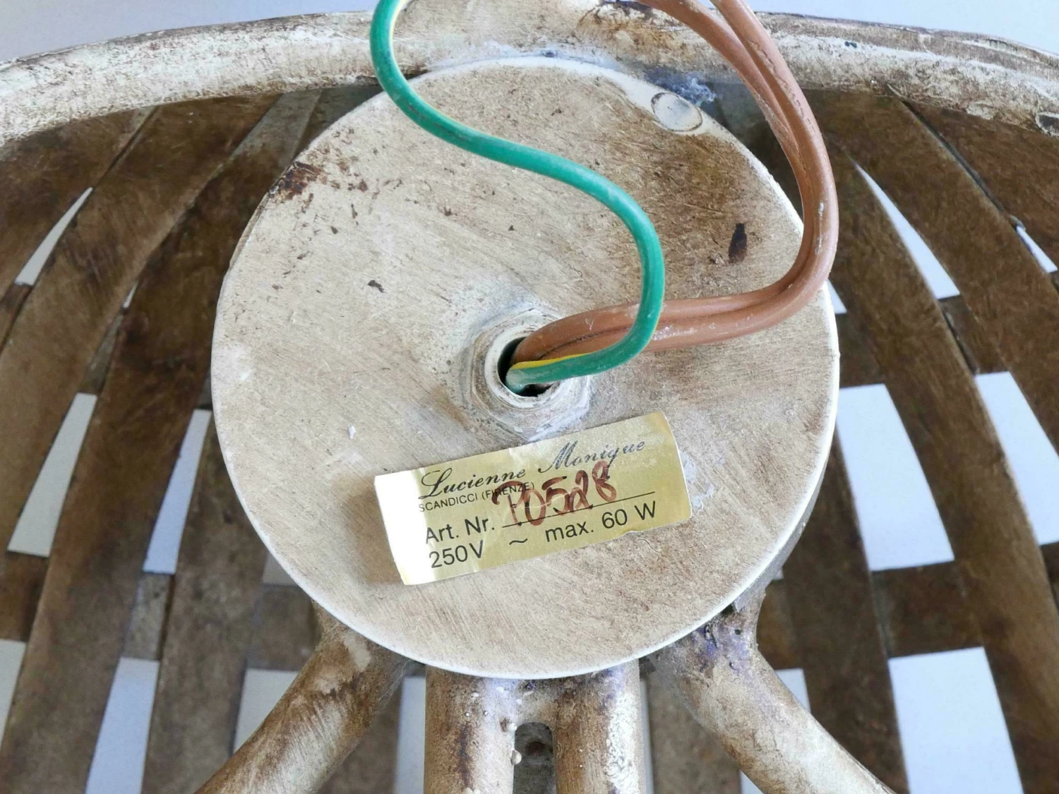 Lovely Mid Century Modern Sconce Fruit Basket By Lucienne Monique Italy, 1960s 18 Lovely Mid Century Modern Sconce Fruit Basket By Lucienne Monique Italy, 1960s - Image 18