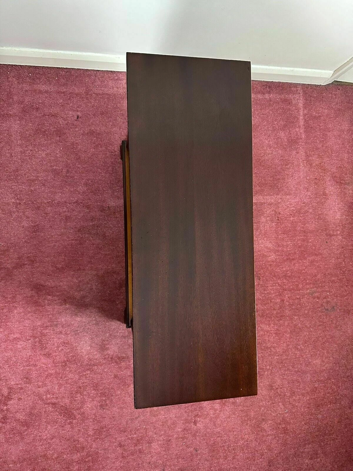 Unknown Lovely Rich Brown Dwarf Open Bookcase With Adjustable Shelf & Pair Of Drawers 2 Unknown Lovely Rich Brown Dwarf Open Bookcase With Adjustable Shelf & Pair Of Drawers - Image 2