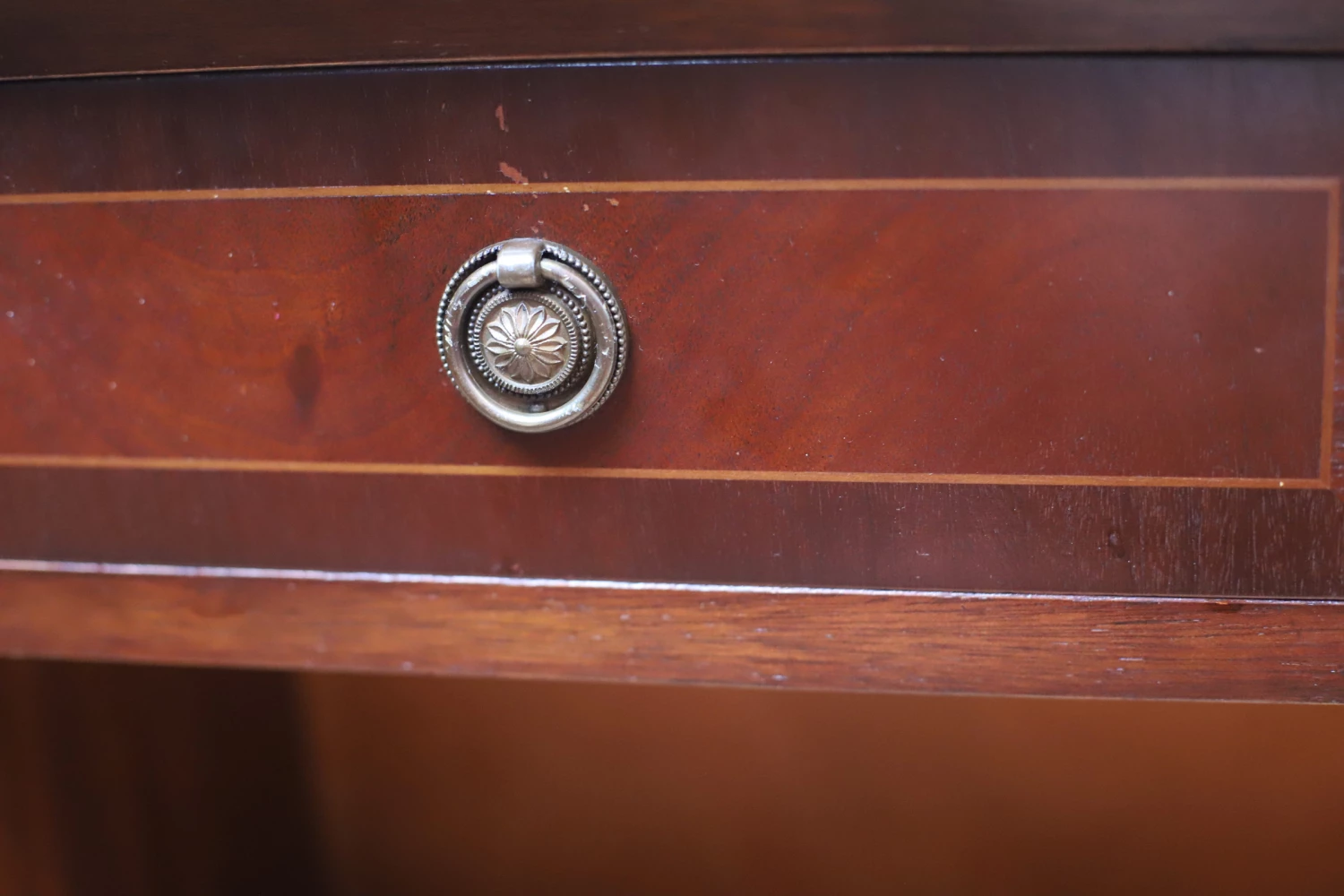 Unknown Lovely Rich Brown Dwarf Open Bookcase With Adjustable Shelf & Pair Of Drawers 15 Unknown Lovely Rich Brown Dwarf Open Bookcase With Adjustable Shelf & Pair Of Drawers - Image 15