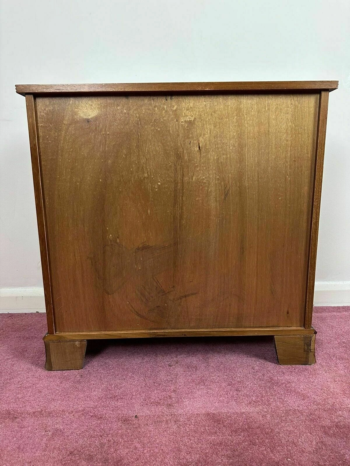 Unknown Lovely Rich Brown Dwarf Open Bookcase With Adjustable Shelf & Pair Of Drawers 3 Unknown Lovely Rich Brown Dwarf Open Bookcase With Adjustable Shelf & Pair Of Drawers - Image 3