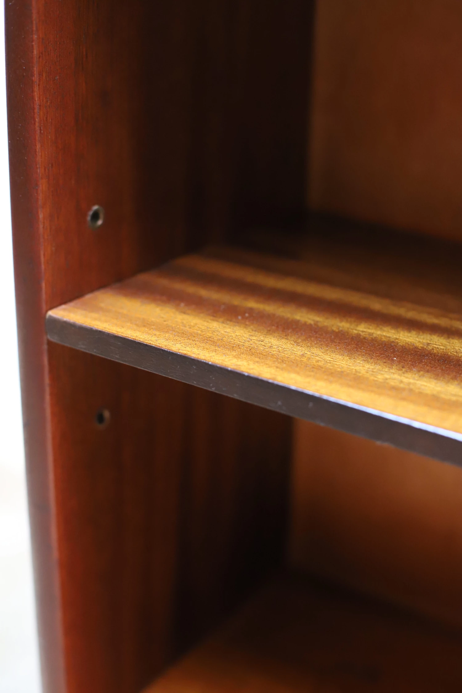 Unknown Lovely Rich Brown Dwarf Open Bookcase With Adjustable Shelf & Pair Of Drawers 7 Unknown Lovely Rich Brown Dwarf Open Bookcase With Adjustable Shelf & Pair Of Drawers - Image 7