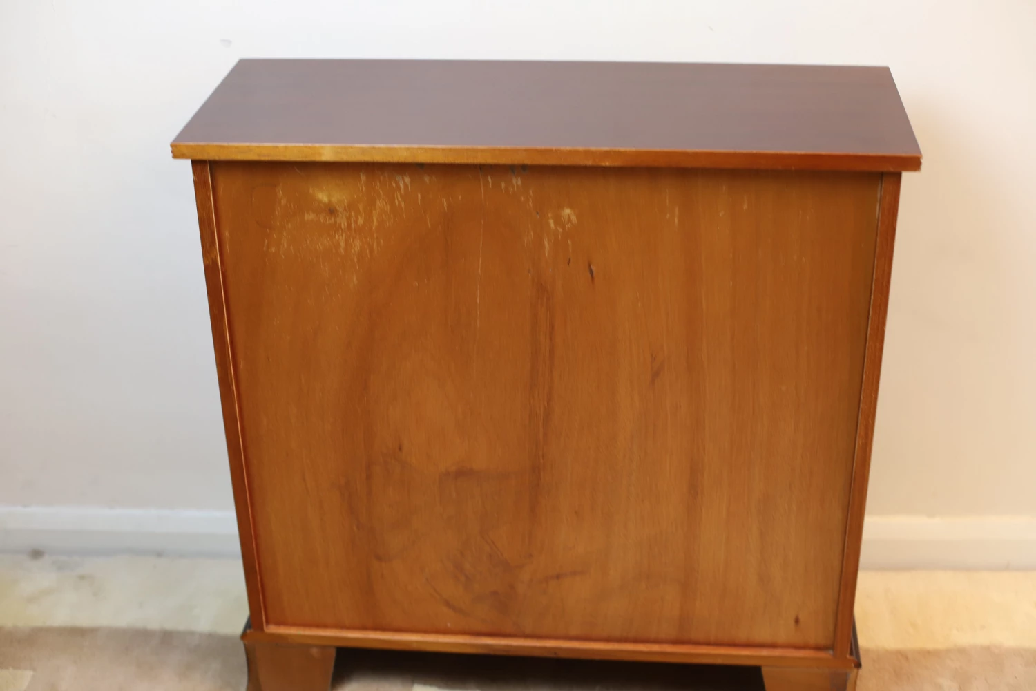 Unknown Lovely Rich Brown Dwarf Open Bookcase With Adjustable Shelf & Pair Of Drawers 10 Unknown Lovely Rich Brown Dwarf Open Bookcase With Adjustable Shelf & Pair Of Drawers - Image 10