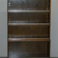 Lovely Suite Of Three Minty Oxford Modualr Stacking Bookcases Mahogany Frames -Storage Furniture Sales 2024 lovely suite of three minty oxford modualr stacking bookcases mahogany frames 0 4