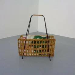 Unknown Magazine Rack In Filigree Rattan And Steel, 1960s 14 Unknown Magazine Rack In Filigree Rattan And Steel, 1960s -Storage Furniture Sales 2024 magazine rack in filigree rattan and steel 1960s sku47961696 0 1