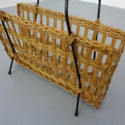 Unknown Magazine Rack In Filigree Rattan And Steel, 1960s 25 Unknown Magazine Rack In Filigree Rattan And Steel, 1960s -Storage Furniture Sales 2024 magazine rack in filigree rattan and steel 1960s sku47961696 0 12