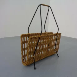 Unknown Magazine Rack In Filigree Rattan And Steel, 1960s 15 Unknown Magazine Rack In Filigree Rattan And Steel, 1960s -Storage Furniture Sales 2024 magazine rack in filigree rattan and steel 1960s sku47961696 0 2