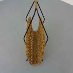 Unknown Magazine Rack In Filigree Rattan And Steel, 1960s 18 Unknown Magazine Rack In Filigree Rattan And Steel, 1960s -Storage Furniture Sales 2024 magazine rack in filigree rattan and steel 1960s sku47961696 0 5
