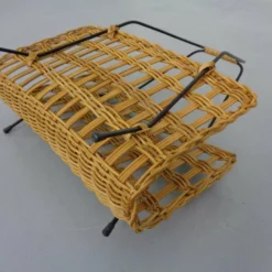 Unknown Magazine Rack In Filigree Rattan And Steel, 1960s 20 Unknown Magazine Rack In Filigree Rattan And Steel, 1960s -Storage Furniture Sales 2024 magazine rack in filigree rattan and steel 1960s sku47961696 0 7